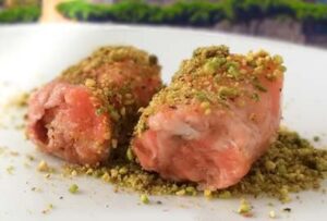 Involtini salmone e pistacchio